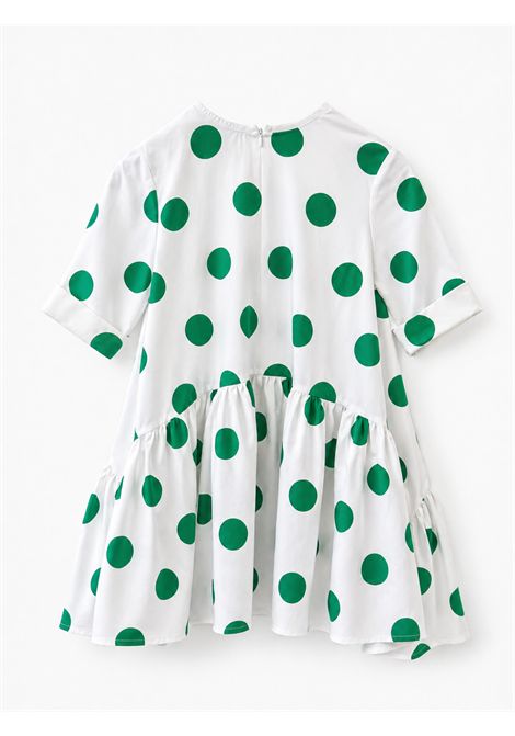 Abito a pois CUCU' LAB | ALICEPOPELINE POIS VERDE